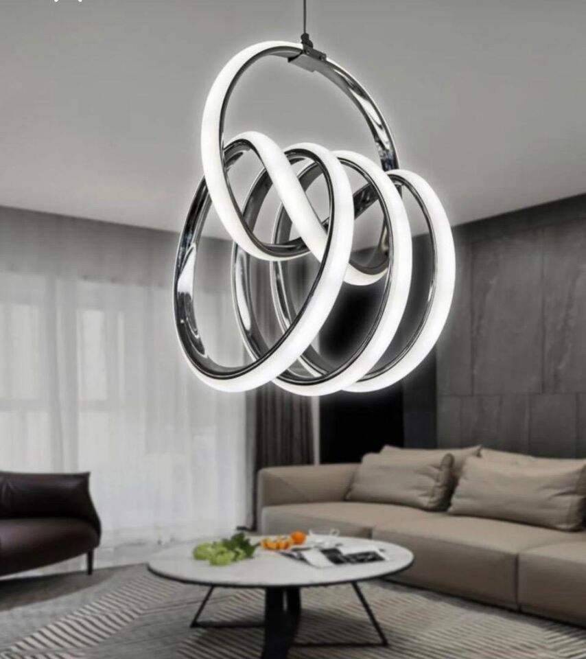 3 Renk Focus Model Kıvrımlı Led Avize