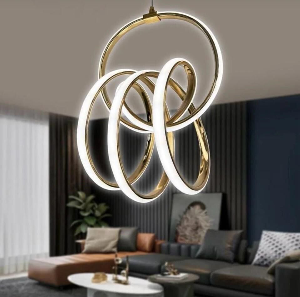 3 Renk Focus Model Kıvrımlı Led Avize