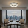 3 Renk  6 Toplu Kumandalı Led Avize